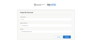 Memorial Sloan Kettering (MSK) Patient Portal Login Forget Passwords