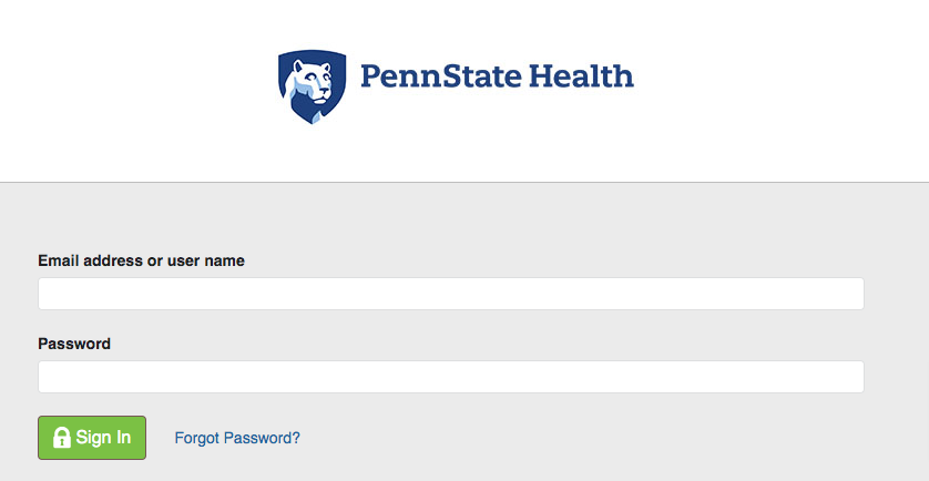 Penn State Health Patient Portal Login