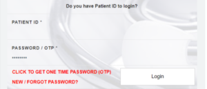 DCOL Patient Portal Login