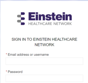 Einstein Patient Portal Login