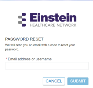 Einstein Patient Portal Login Forget Passwords