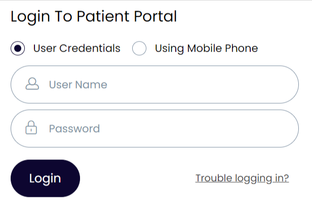 COPC Patient Portal login