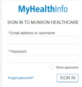 MumSon Patient Portal login