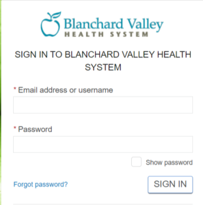 Blanchard Valley Patient Portal