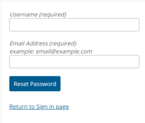 Forgot password of SLV Health Patient Portal
