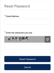 Forgot password of SMG Patient Patient Portal