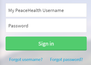 Peace Health Patient Portal