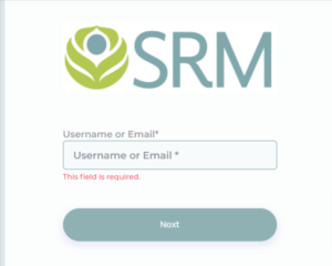 SRM Patient Portal Login